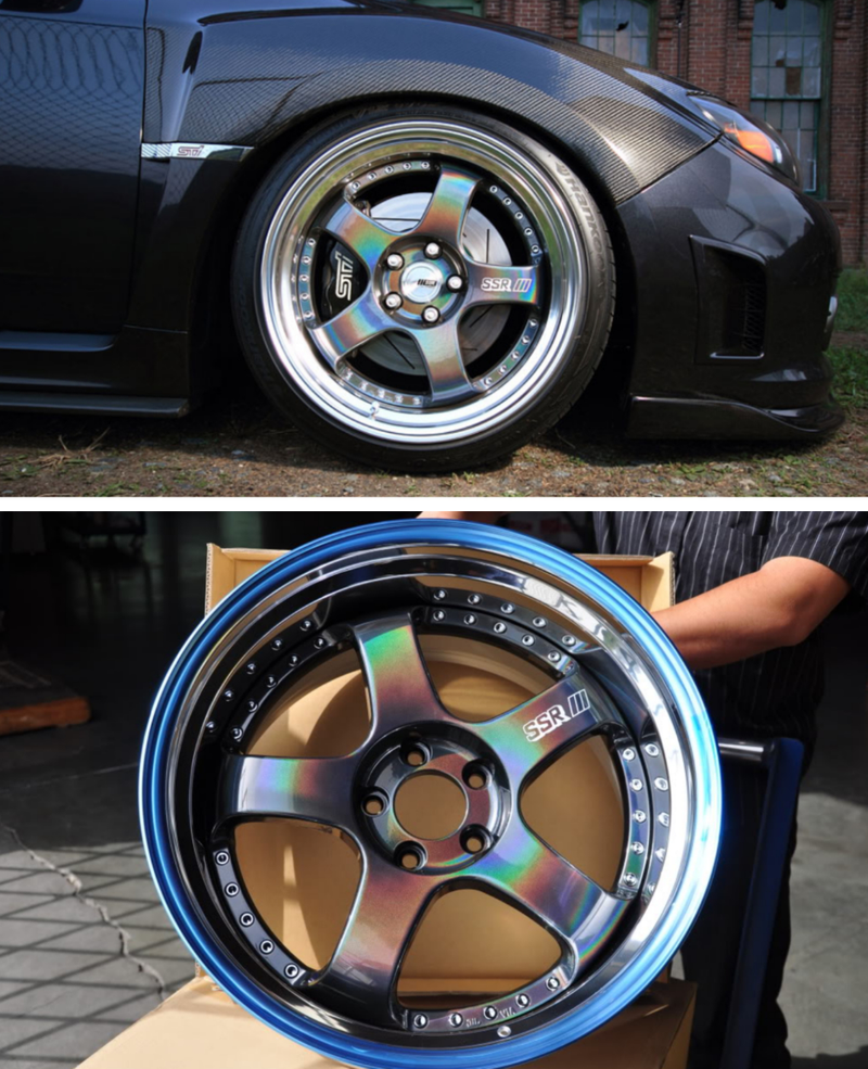 SSR Spectrum Silver Professor SP1R 3-piece Wheel. Bit of a mouthful...